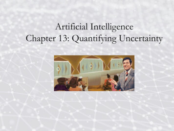 Artificial Intelligence Chapter 13: Quantifying Uncertainty
