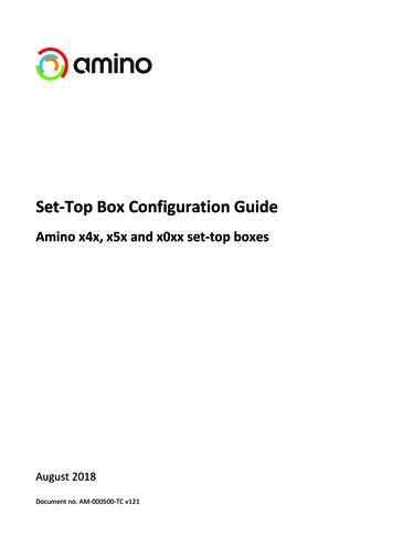 Set-top Box Configuration Guide - Toner Cable