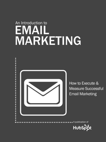 An Introduction To EMAIL MARKETING