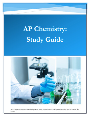 AP Chemistry Study Guide - EBSCO Connect