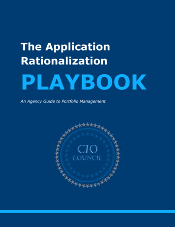 The Application Rationalization Playbook