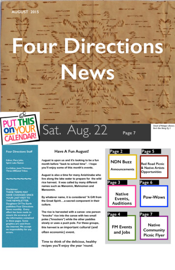 AUGUST 2015 Four Directions News - NDSU