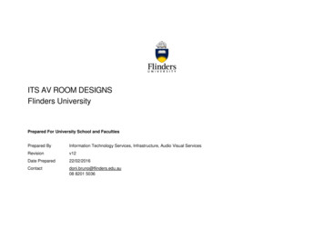 ITS AV ROOM DESIGNS Flinders University