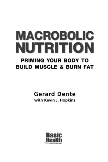 Macrobolic Nutrition - Bodybuilding 