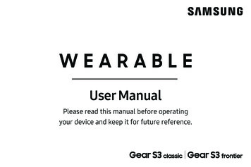 Samsung Galaxy Gear S3 Classic And Frontier R760 And R770 .