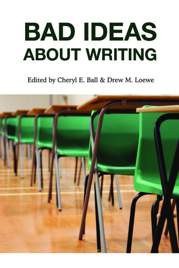 ABOUT WRITING - West Virginia University
