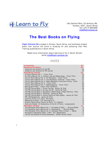 The Best Books On Flying - 02 - Flight Schools