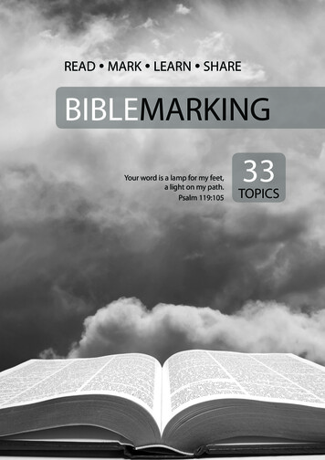 Bible Marking Studies