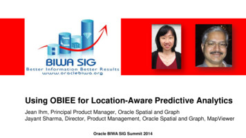 Using OBIEE For Location-Aware Predictive Analytics