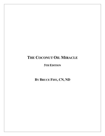 THE COCONUT OIL MIRACLE