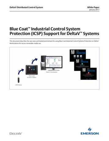 Blue Coat Industrial Control System Protection (ICSP) Support . - Emerson