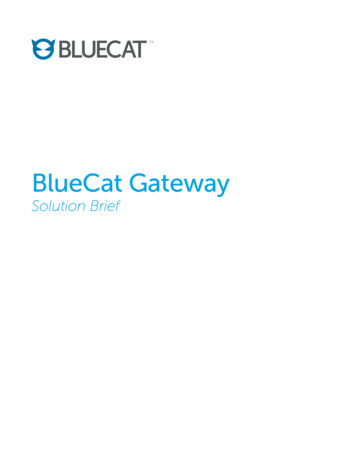BlueCat Gateway - BlueCat Networks