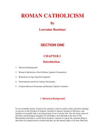 ROMAN CATHOLICISM - Tlchrist.info