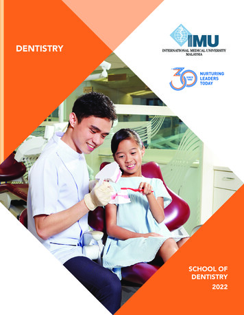 IMU Course Dentistry Brochure 0921 Online