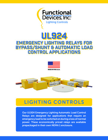 UL924 - Functional Devices, Inc.