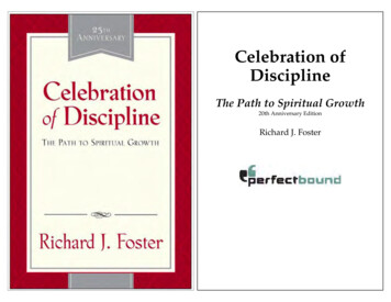 Celebration Of Discipline - The Cross Church
