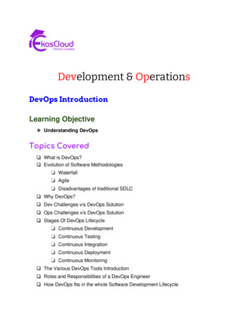 Development & Operations