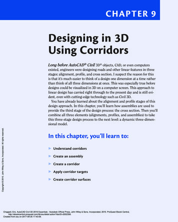 Designing In 3D Using Corridors - Oregon State University