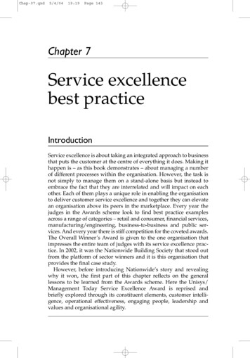 Service Excellence Best Practice
