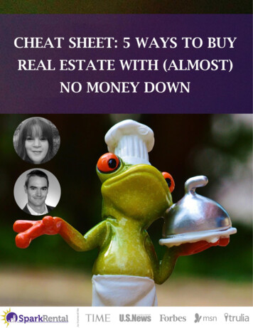 Cheat Sheet: 5 Ways To Invest In Real Estate With (Almost .