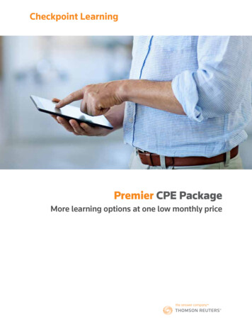 Checkpoint Learning - Thomson Reuters Tax & Accounting Software And .