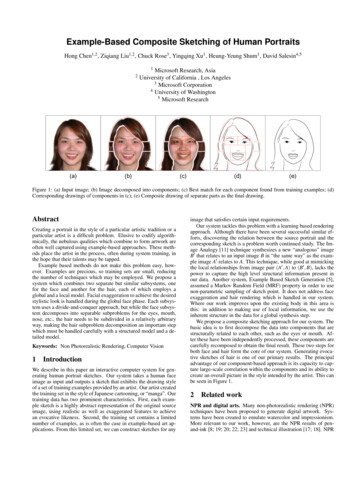 Example-Based Composite Sketching Of Human Portraits
