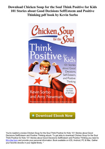  Chicken Soup For The Soul Think Positive For Kids .