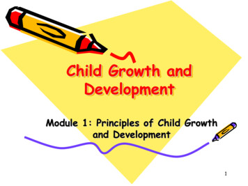 Module 1: Principles Of Child Growth And Development