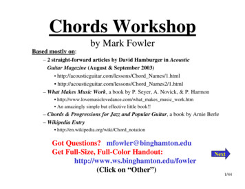 Chords Workshop - Binghamton University