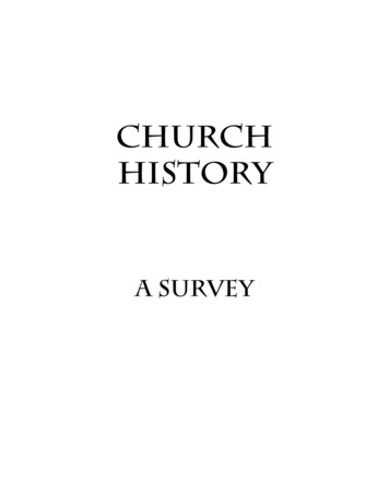 Church History - Jude Ministries