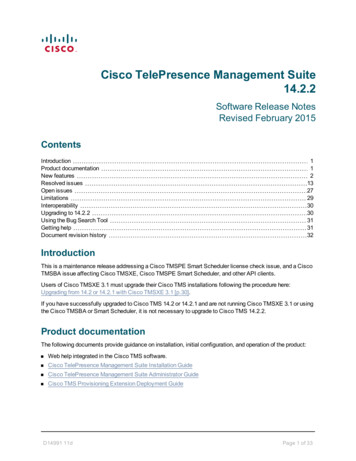 Cisco TelePresence Management Suite 14.2