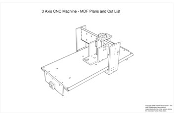 3 Axis CNC Machine - MDF Plans And Cut List