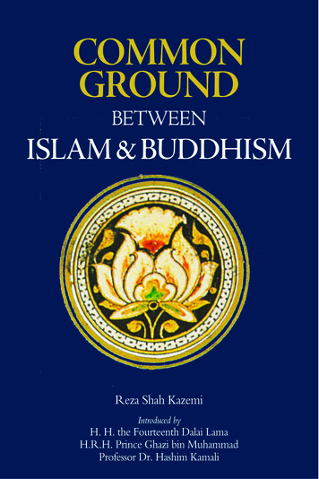 Common Ground - Islam And Buddhism