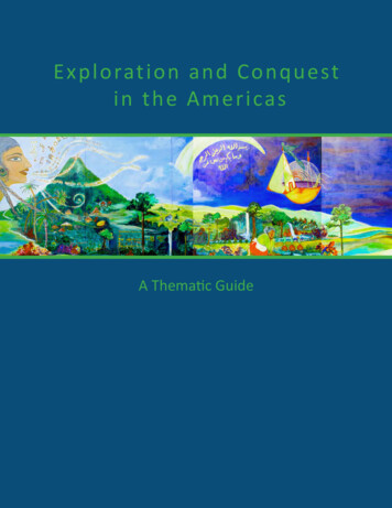 Exploration And Conquest In The Americas