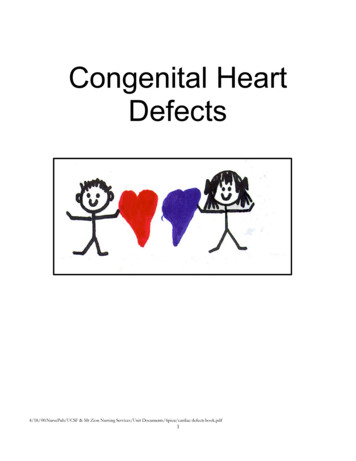 Congenital Heart Defects - University Of Chicago