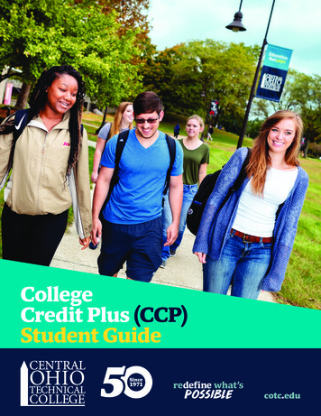 College Credit Plus (CCP) Student Guide 5