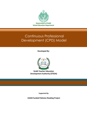 Continuous Professional Development (CPD) Model