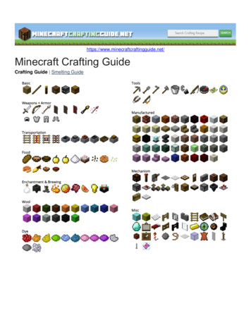 Crafting Guide Smelting Guide
