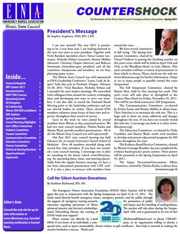 CounterShock Newsletter Fall 2009 - Illinois ENA