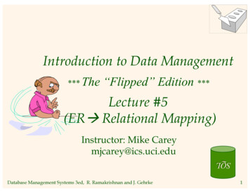 Introduction To Data Management