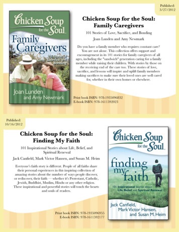 Chicken Soup For The Soul: Family Caregivers
