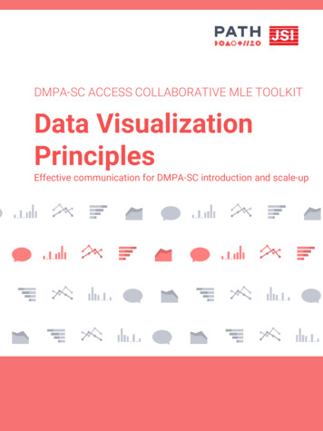 Data Visualization Principles DMPA-SC MLE Toolkit