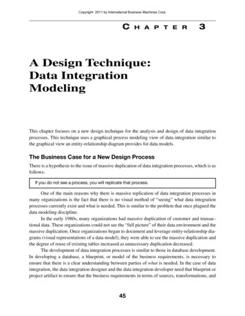 A Design Technique: Data Integration Modeling