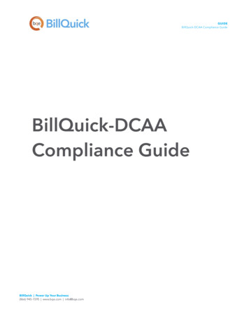 BillQuick-DCAA Compliance Guide - BQE CORE