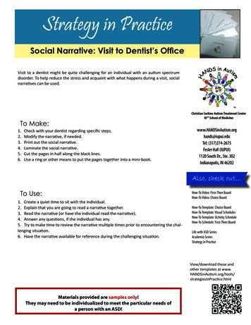 Social Narrative: Visit To Dentist's Office - Pathfinders For Autism