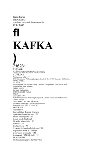 KAFKA - Carti Gratis PDF