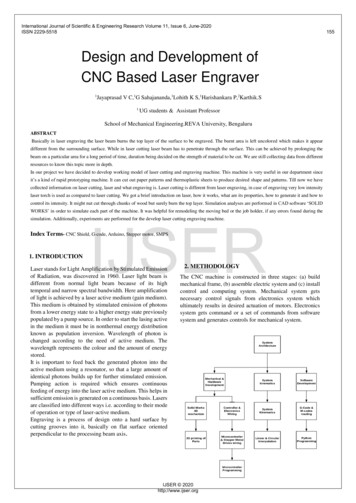 Design And Development Of CNC Based Laser Engraver