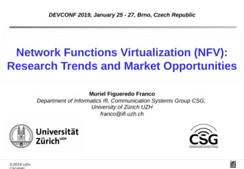 Network Functions Virtualization (NFV): Research Trends And Market .