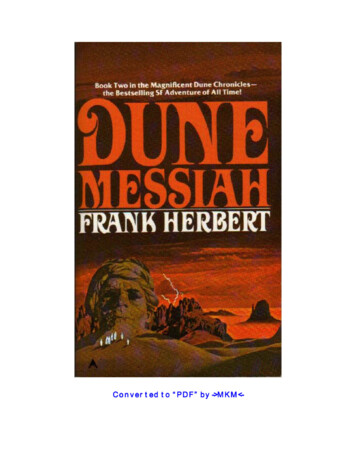 Dune Messiah MKM --