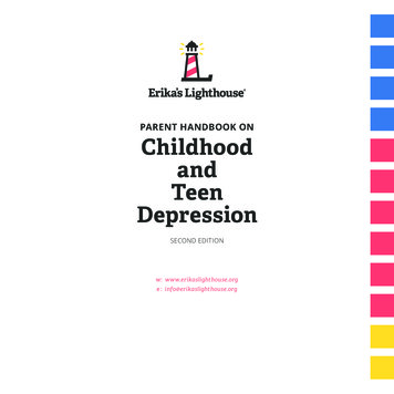 PARENT HANDBOOK ON Childhood And Teen Depression